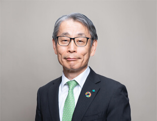 Photograph of Hiroshi Nomura, Representative Director, President and CEO, Sumitomo Pharma.